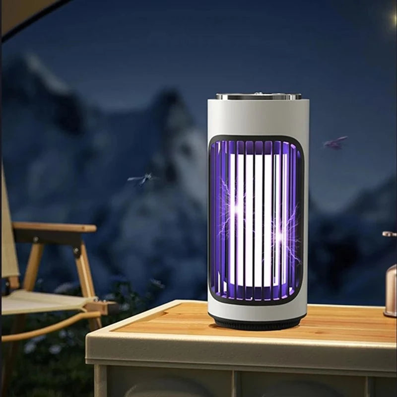 USB Rechargeable Mosquito Trap Lamp 360 Degree Bug Catcher Non-Toxic Indoor Device