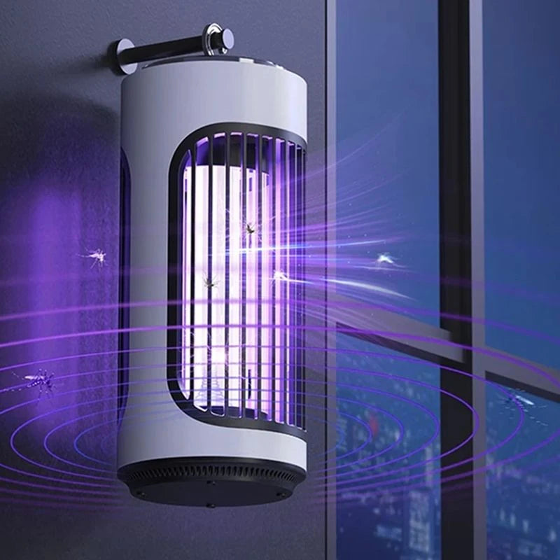 USB Rechargeable Mosquito Trap Lamp 360 Degree Bug Catcher Non-Toxic Indoor Device